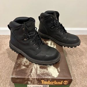Timberland Black Waterproof Mid Boots - Size 8.5 Men’s, Classic Premium Suburban
